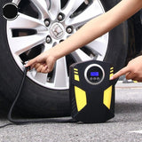 Inflador de neumáticos de coche digital portátil de 12 V con iluminación LED