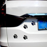 3D Paw Print Car Stickers - Adhesive Animal Footprint Decals