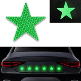 Star-Shaped Reflective Safety Stickers