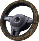 Forest Camouflage Steering Wheel Cover