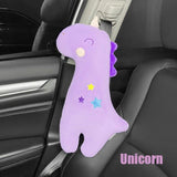 Sicherheitsgurtbezüge für Kinder im Auto mit Plüsch-Cartoon-Tiermotiv: Universeller Schulterpolsterschutz