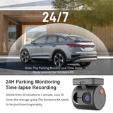 2K Mini-Dashcam mit Sprachsteuerung, Nachtsicht, WLAN und Parkmonitor