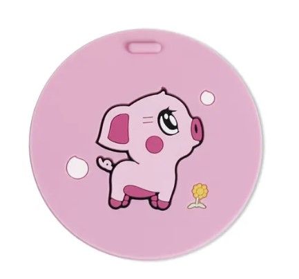 Posavasos para tazas de coche de silicona con animales de dibujos animados de 2 piezas