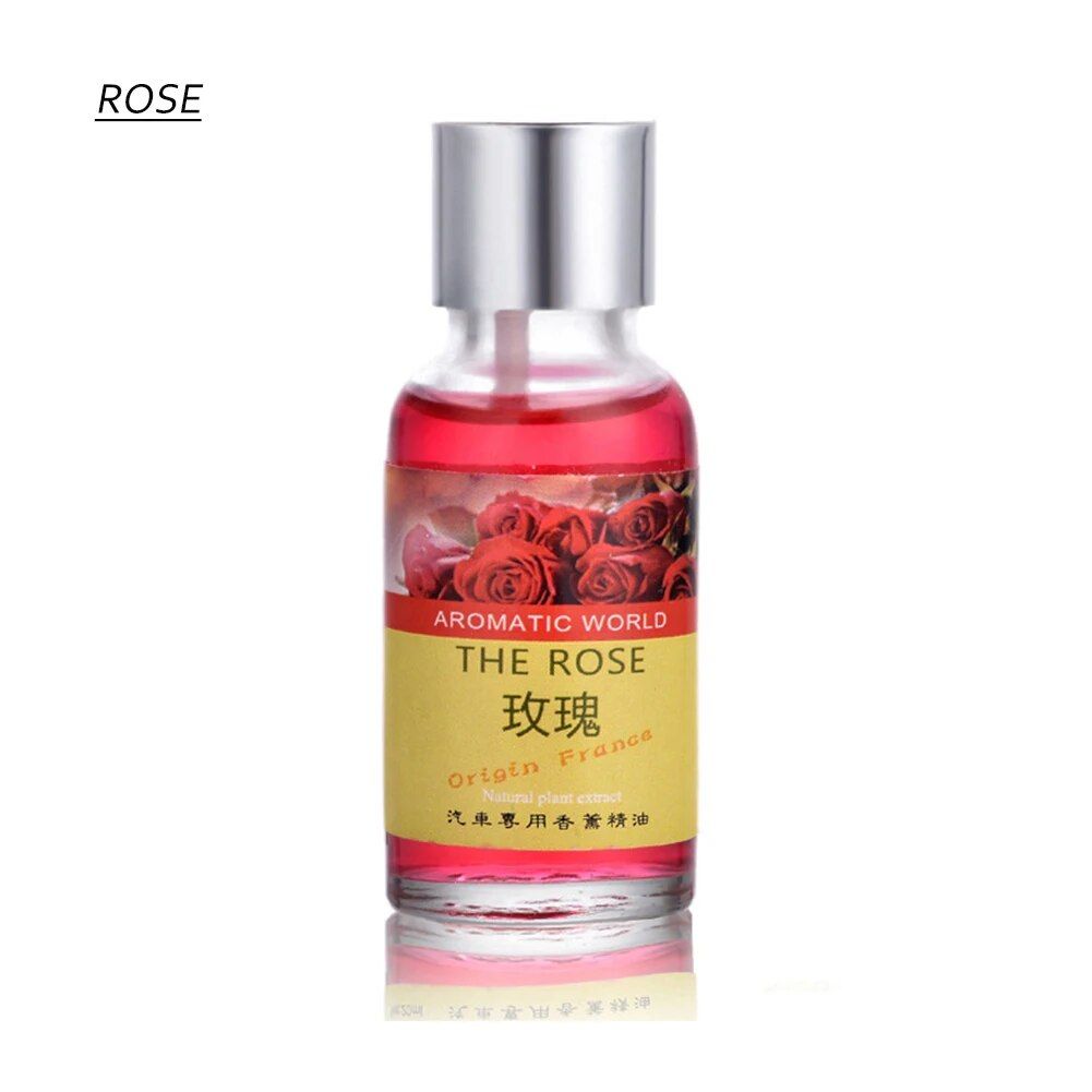 Ambientador de coche de aromaterapia natural de 10 ml - Fragancia de ventilación de aceite esencial