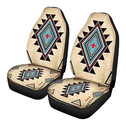 Fundas universales para asientos de coche aztecas tribales geométricas del suroeste