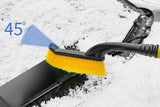 Ausziehbare Schnee- und Eisschaufel fürs Auto mit ergonomischem Schaumstoffgriff