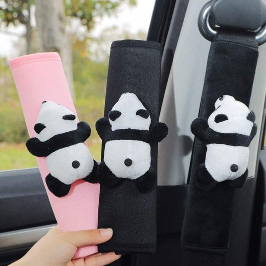 Adjustable Panda Seat Belt Shoulder Pad