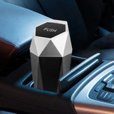Portable Mini Car Trash Can with Leak-Proof Lid: Elegant, Functional & Compact