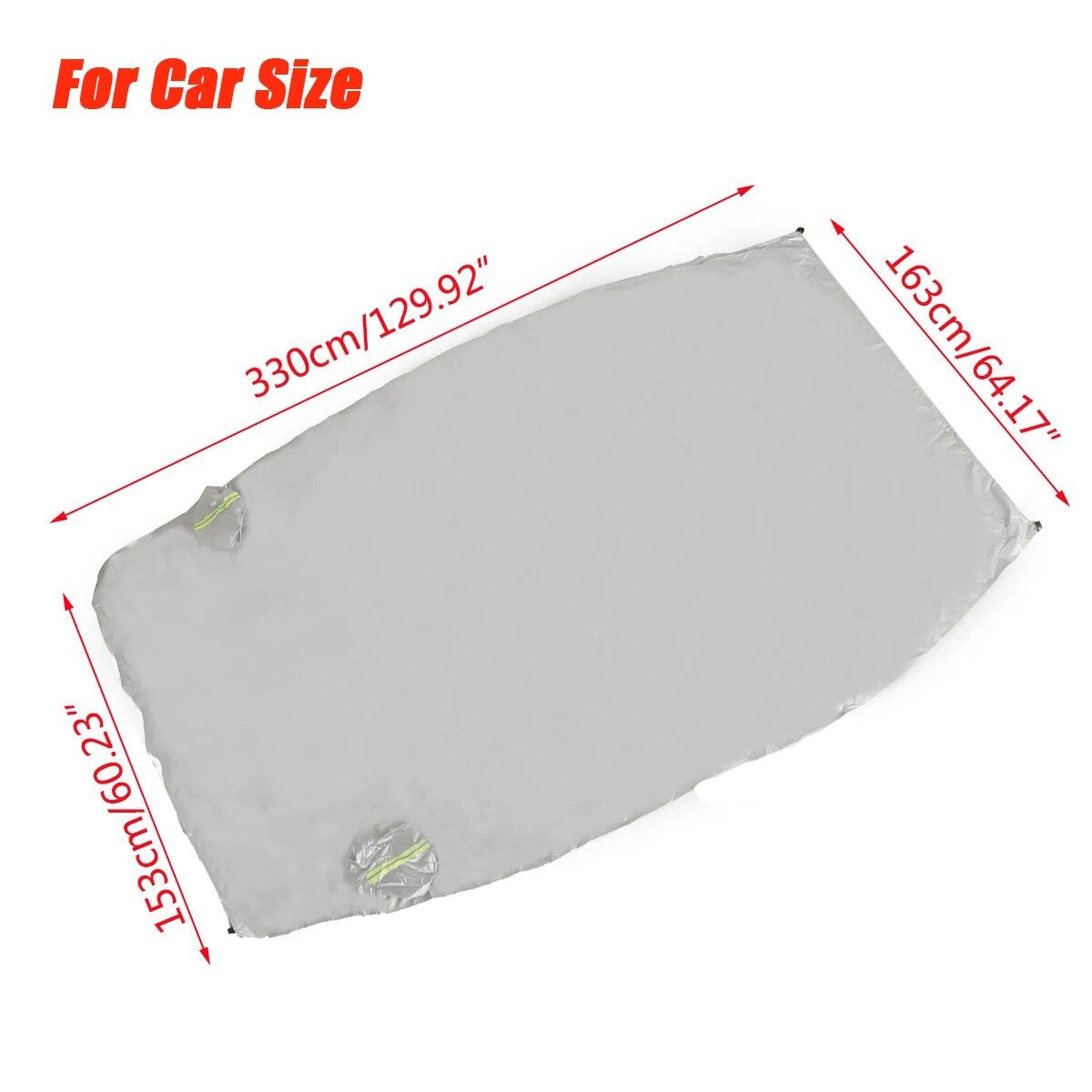 Funda universal para medio coche: protector para vehículos resistente al agua, a los rayos UV y al polvo