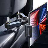 Soporte extensible para tableta y teléfono en el asiento trasero del coche para dispositivos de 4,7 a 12,9 pulgadas