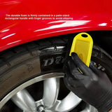 Kit de cepillo de esponja para encerar y pulir ruedas de coche de primera calidad