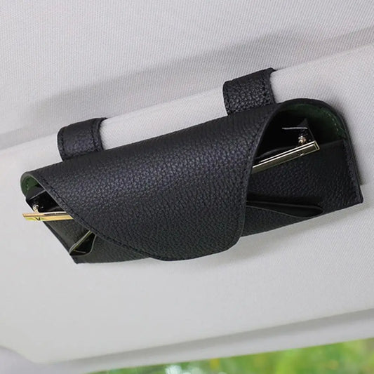 Multifunktions-Brillenaufbewahrungsbox für die Sonnenblende im Auto
