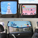 Cartoon-Sonnenschutz für die Heckscheibe des Autos: UV-Schutz und lustiges Design für Kinder