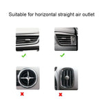 Soporte universal ajustable para bebidas en la salida de aire del automóvil con almohadillas EVA antideslizantes