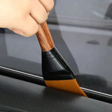 Cepillo de limpieza Herramientas con mango de madera Interior del coche