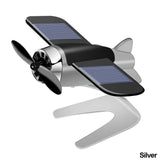 Solarbetriebener Flugzeug-Lufterfrischer und Ornament fürs Auto