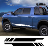 Custom Vinyl Truck Side Stripes – Universal Pickup Decal Wrap