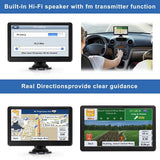 Navegador GPS para coche con pantalla táctil de 7/5 pulgadas, 256MB + 8G, HD, navegador GPS para coche, EU, AU, US, FM, navegadores GPS para vehículos, accesorios para automóviles