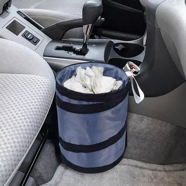 Kompakter zusammenklappbarer Auto-Mülleimer
