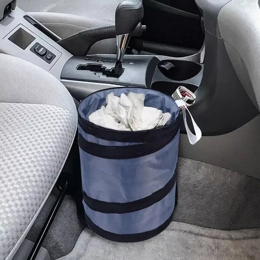 Compact Collapsible Car Trash Can