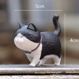 Adorno de coche de Anime Kitty: decoración de espejo y salpicadero de mini gato