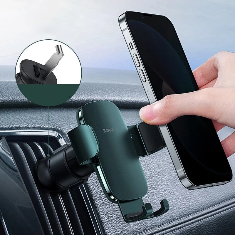 Telefonhalterung für die Lüftung im Auto aus Metall – Sichere und stilvolle Befestigung