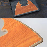 Tragbarer Tabletttisch aus Holz für das Lenkrad im Auto