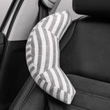 Reposacabezas y soporte para el cuello para asiento de automóvil para niños: cojín para dormir con almohadilla para cinturón ajustable