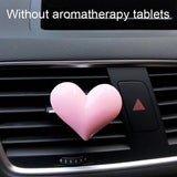 Bezaubernder Lufterfrischer-Clip fürs Auto in Herzform, Rot