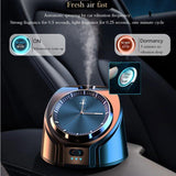 Wireless Car Aroma Nebulizer with Essential Oils and Watch