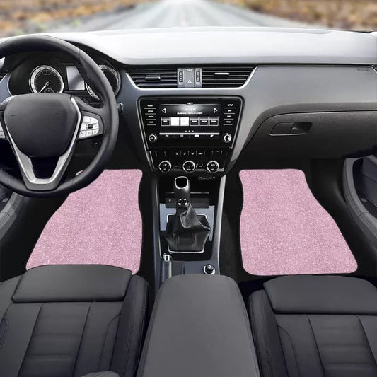 Alfombrillas universales para coche con estampado rosa brillante