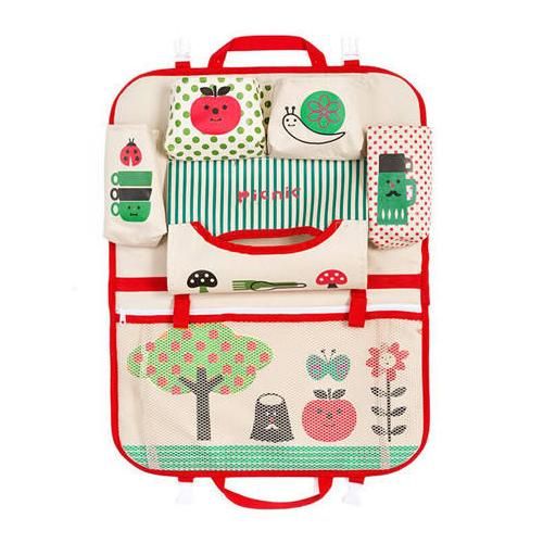 Faltbarer Cartoon-Auto-Rücksitz-Organizer für Kinder