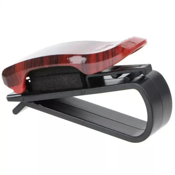 Kompakter multifunktionaler Brillenhalter für die Auto-Sonnenblende