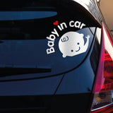 Baby on Board Cartoon Car Sticker