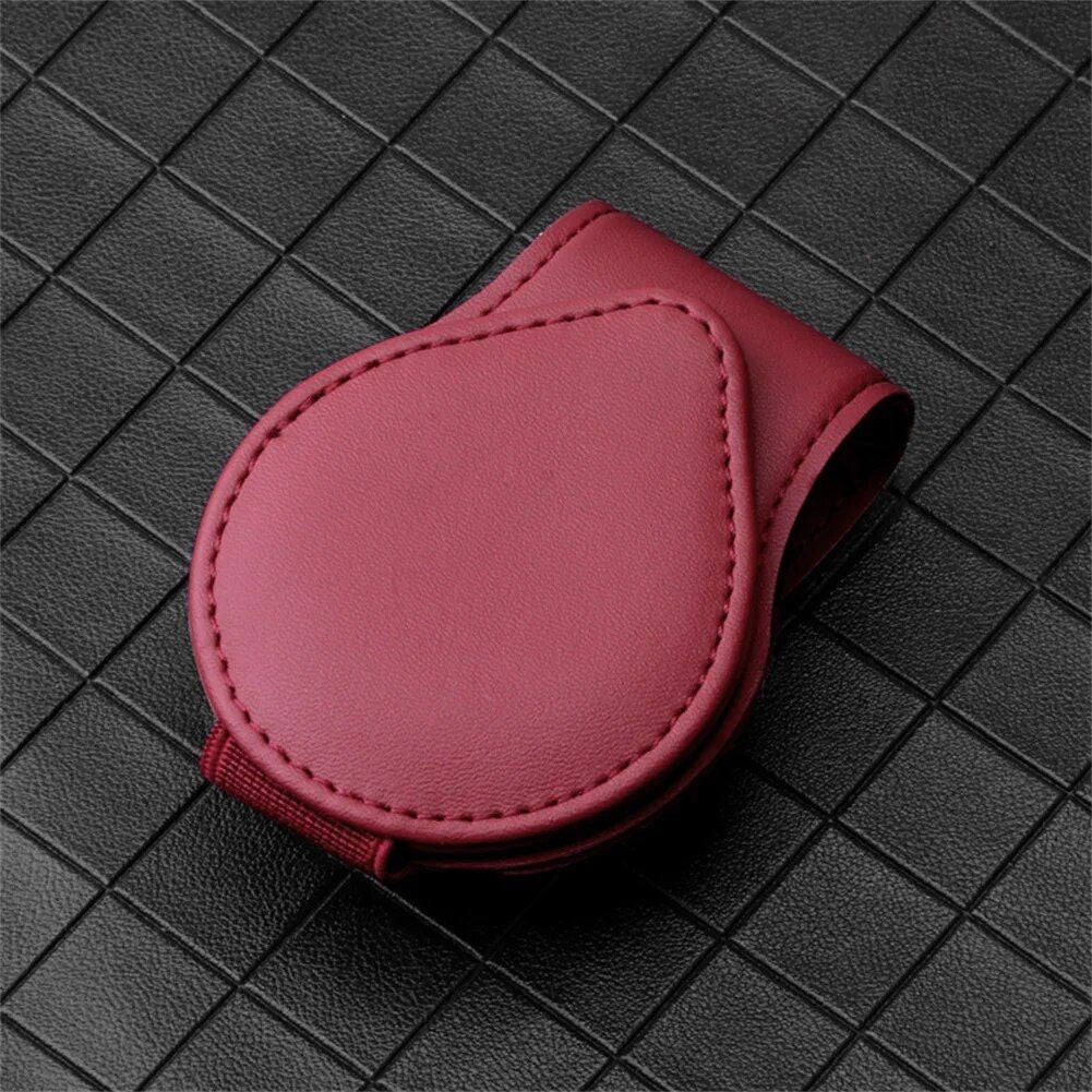 Soporte universal para gafas y documentos para parasol de coche