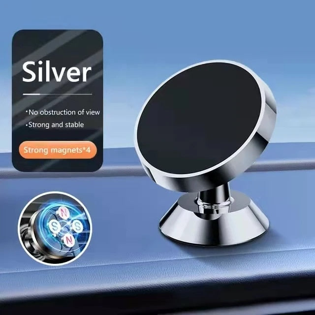 Soporte magnético para teléfono para automóvil: soporte móvil seguro y elegante