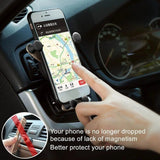 Soporte universal para teléfono de coche con salida de aire por gravedad para teléfonos móviles y GPS