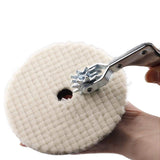 Cepillo de limpieza de disco de pulido para esponjas y almohadillas de lana para pulir