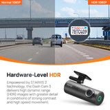 Intelligente sprachgesteuerte Dashcam mit 1080P HDR-Nachtsicht und 24-Stunden-Parküberwachung