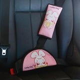 Kids Cartoon Safety Car Seat Belt Cushion and Adjuster Set