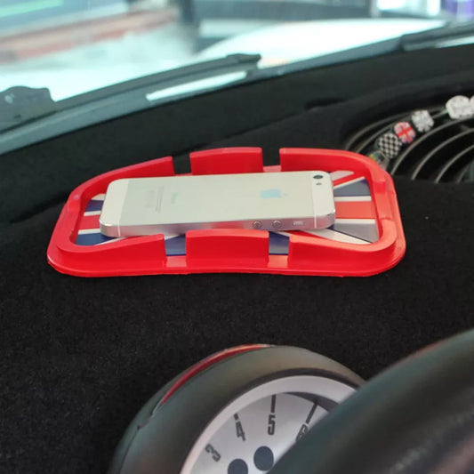 Soporte universal para teléfono de silicona antideslizante para salpicadero de coche