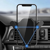360-Degree Rotation Gravity Car Phone Holder
