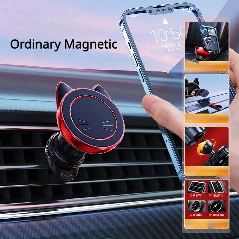 Universelle magnetische Auto-Telefonhalterung mit kabellosem Laden