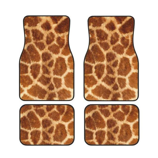 Universelle Auto-Fußmatten mit Giraffen-Print