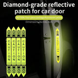 High-Visibility Vehicle Door Safety Reflective Stickers