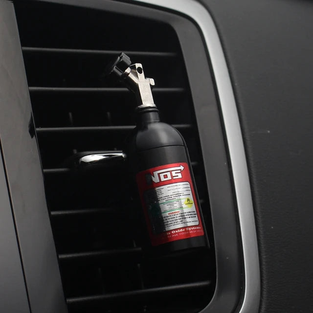 Ambientador de aire para coche de aluminio Billet azul