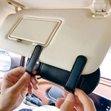 Clip universal del sostenedor de la caja de las gafas de sol de la visera del coche
