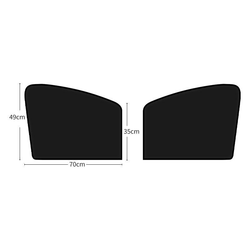Cubierta de protección UV para parasol magnético para coche