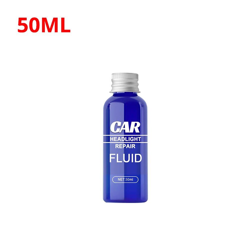 Eliminador de rayones y protector UV de acción rápida para faros de automóvil (10-50 ml)