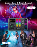 Transmisor FM Bluetooth 5.3 y reproductor de música Hi-Fi con cargador rápido para automóvil PD20W